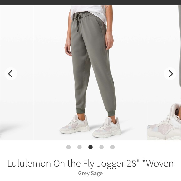 lululemon athletica Pants - Lululemon on the fly jogger woven size 12